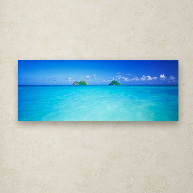Îles simples, reproduction de photo sur toile tendue oahu, H 8 po x l 24 po x P 2 po
