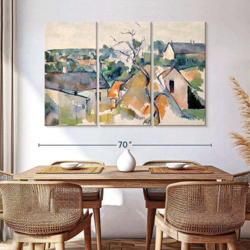 Avery Rooftops, 48" H x 74" W