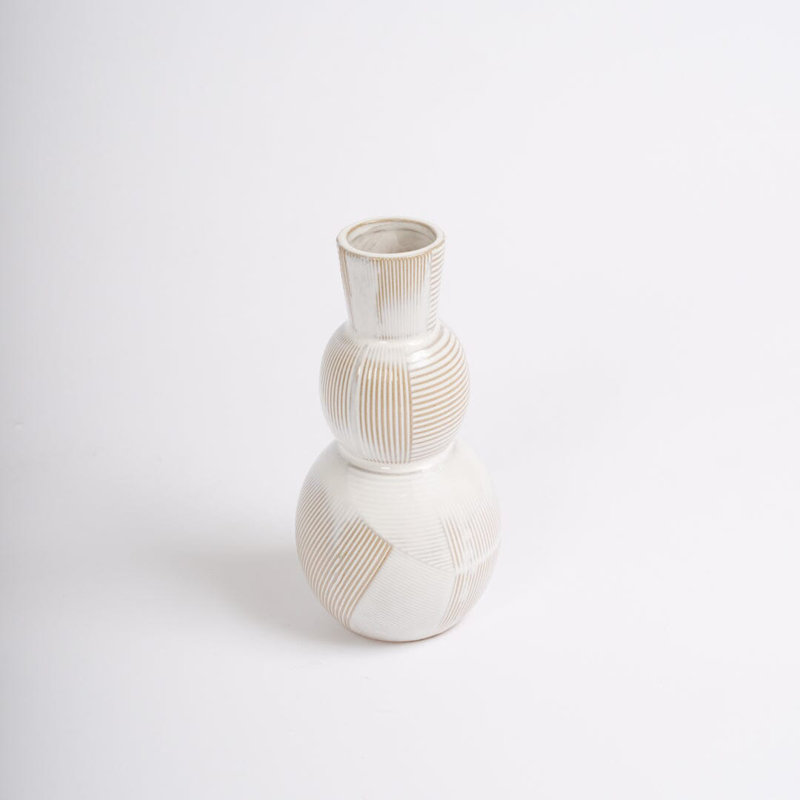 Souri Ceramic Table Vase, 26" H x 13" W x 13" D