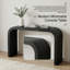 Console moderne et minimaliste au design élégant et polyvalent avec sa structure robuste et stable.