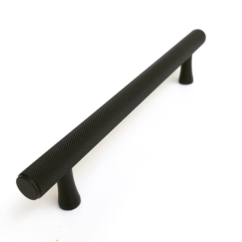 Texture 5" Center to Center Bar/Handle Pull, 12", Matte Black