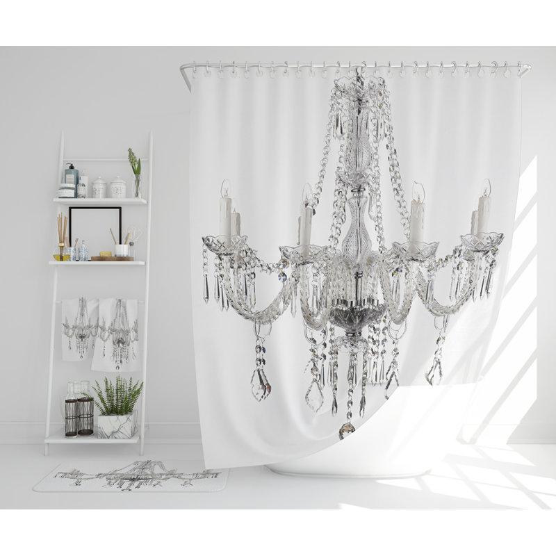Natala Polyester Shower Curtain Set