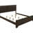 Dark Panel Bed For King Size, With Headboard, Slatted Design, Bedroom Focal Point With And Structure, Ideal Setup
