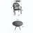 7-Piece Set Of Cast Aluminum Patio Furniture With Cushions