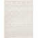 Glam Geometric White Silver Area Rug