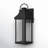 Parker Outdoor 1-Light Night Sky Small Wall Lantern In Black With Clear Glass-70886150-124538579