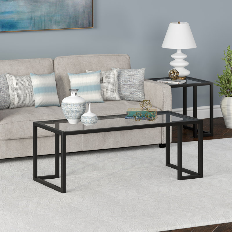 Oscar Sled Coffee Table, Bronze