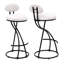Ensemble de 2 tabourets de bar avec tabourets de bar et îlot de cuisine-822767610