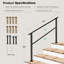 Rampe d'escalier en fer-96333369