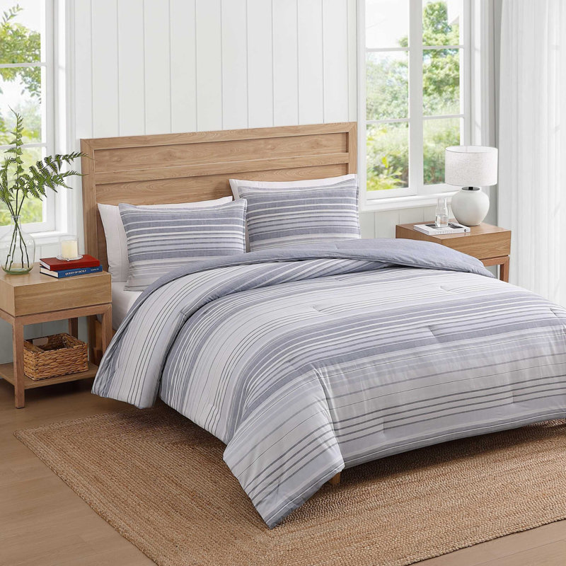 Ensemble de housse de couette Tommy Hilfiger, 2, Twin Duvet Cover + 1 Standard Shamp