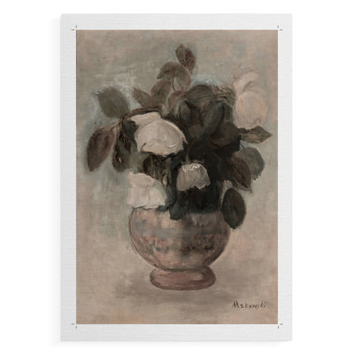 Imprimé floral rétro XCVI - impression sur toile seulement - non encadrée