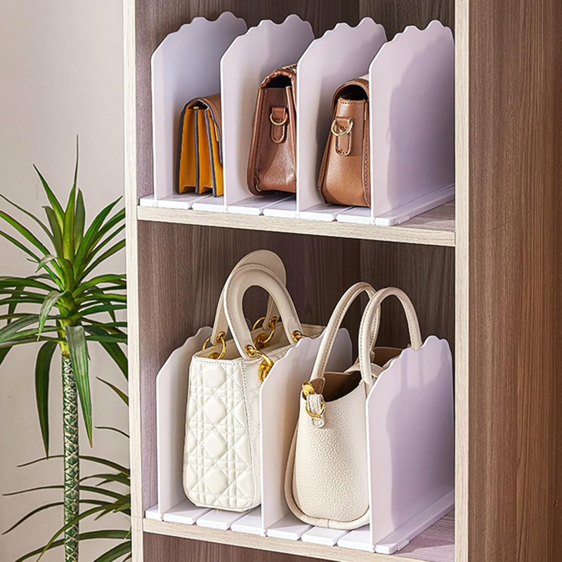 Plastic Closet System Shelf, White