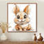 Caricature de l'adorable bébé lapin I - Lapin, art mural-313631255-486458486