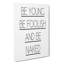 Be Young Be Foolish - Wrapped Canvas-61885950