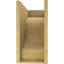 Bois de cèdre brut Newport, grain de bois TimberThane, brun clair apprêté-88292509