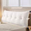 Coussin de tête de lit en fausse fourrure de lapin avec housse amovible, dossier moelleux pour travailler ou lire au lit-117404820-117404823