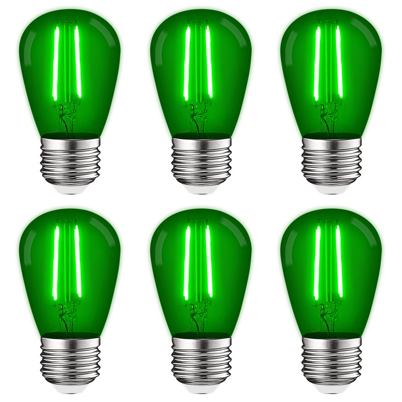 Guirlande lumineuse 0,5 W à DEL S14 de 0,5 W, culot moyen (standard) E26