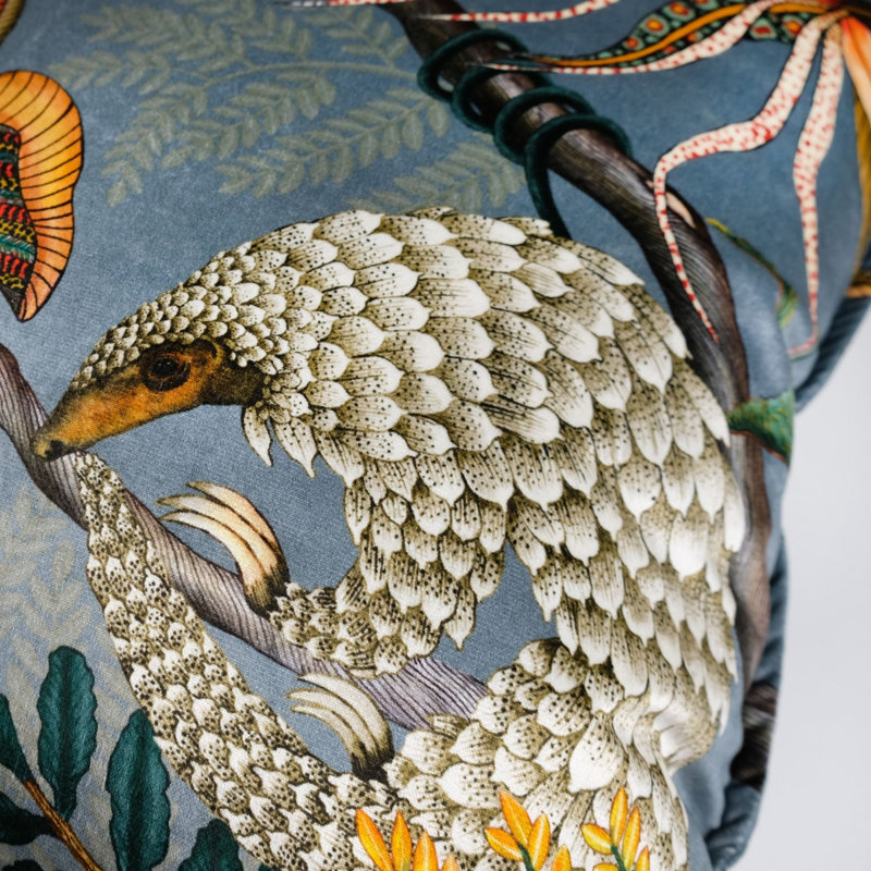 Ardmore Pillow, Blue, 16" x 16"