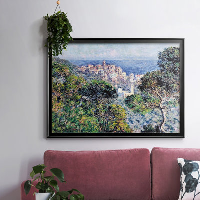 Bordviera, vue encadrée sur toile