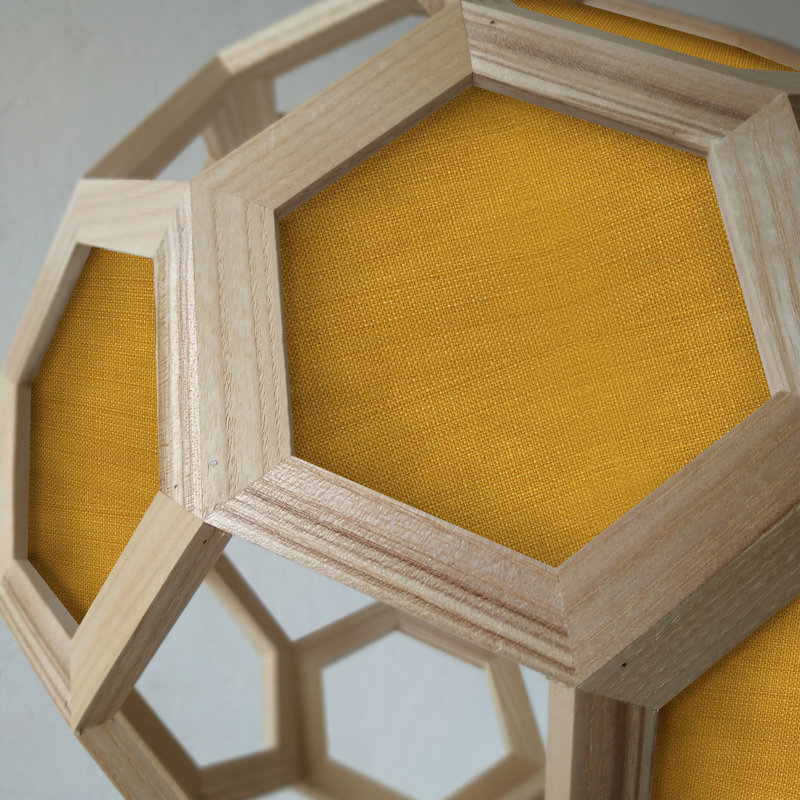 Chevalier 1 - Light Oil Pendant, Oak/Yellow
