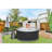 JLeisure Avenli 120 Volt Vinyl Round Inflatable Hot Tub in Black