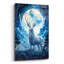  «Spirit Blue Deer» par Momart, art mural en verre acrylique, 12 po x 16 po-720322998
