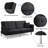 Palmgrass Full 78.5" Wide Linen Tufted Back Convertible Sofa-1032290190