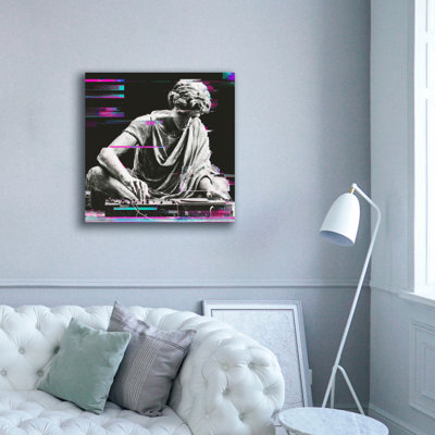  'Apollo - The God Of Music 2' by Ann Klee Canvas Wall Art, 37" x 37"