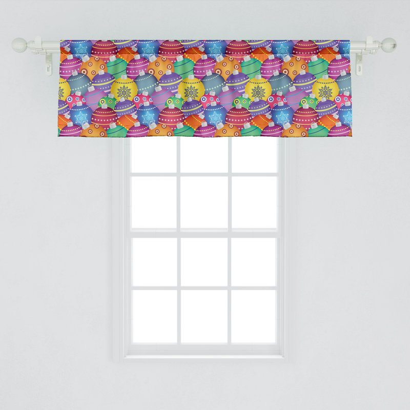Multicolore paquet de 2 boules de Noël colorées 54 "Ambesonne, L 54 po x L 18 po
