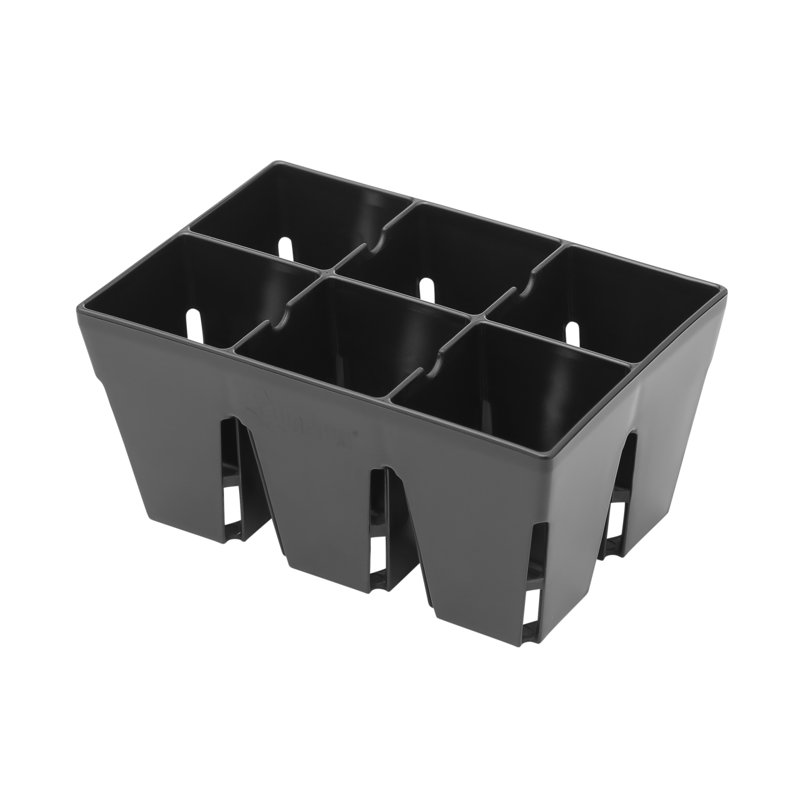 Sunpack 5" x 3.25" 6-Cell Mega Square Insert for Seed Starting