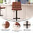 Yarisel Commercial Armless Adjustable Height Barstools-313975204