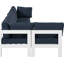 Canapé modulaire d'extérieur avec coussins 120 po Pacita-61209917-61209918