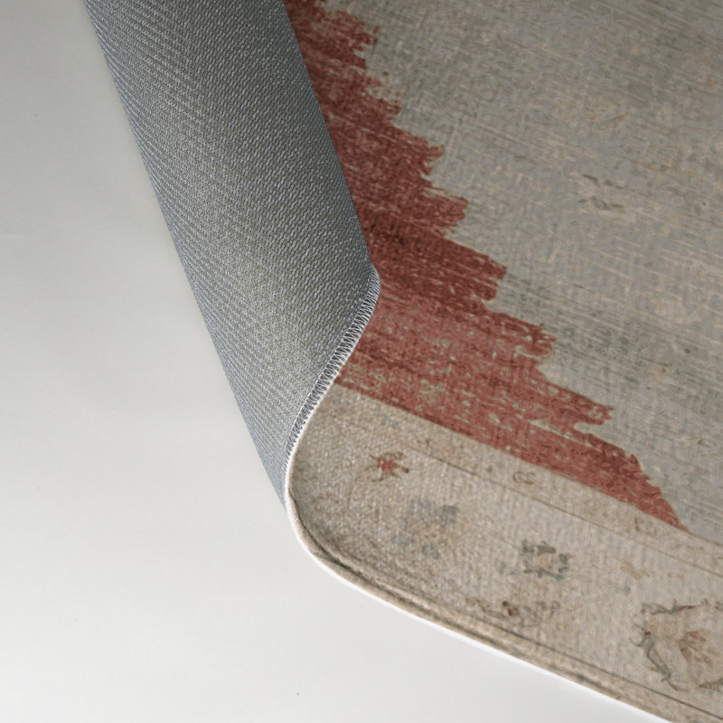 Tapis d'intérieur et d'extérieur surteint beige, Rectangle 5 pi x 7 pi