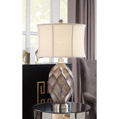 Lampe de table en résine en métal 34 po Harriette