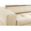 Tinos Genuine Leather Corner Sofa with Pull Out Bed with Storage and Adjustable Headrests-1299045113-1299045112