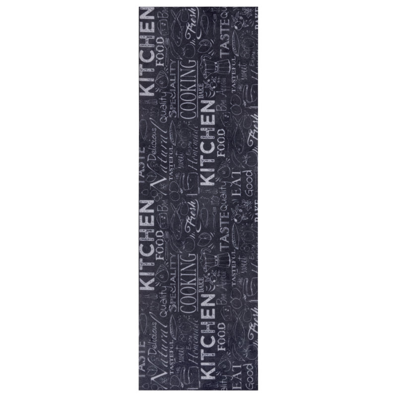 "Cook & Clean" Kitchen Runner - Kitchen Rug With a Non-slip Design. For Kitchen Hallway or Dining Room