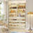 Rushville Closet System with 4 Drawer, 80" Tall Freestanding Wardrobe System-1698658263