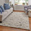 Tapis ivoire touffeté à la main Eulalie-1872878219
