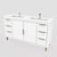 Ensemble de meuble-lavabo double 60 po