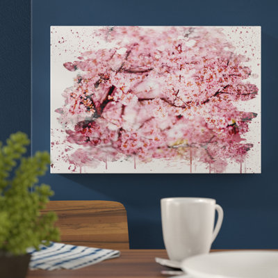Pink Cherry Blossom Tree Flowers - Print