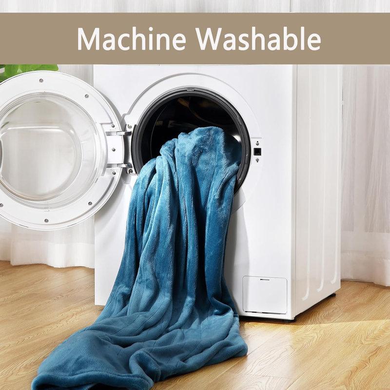 Couverture chauffante électrique, flanelle douce super confortable chauffée avec 4 niveaux de chauffage rapide et 4 heures d'arrêt automatique