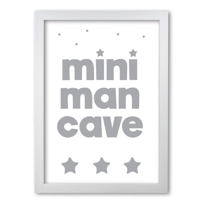 Mini Man Cave - Print, No Frame, 30 cm H x 21 cm W x 1 cm D