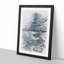The Brooklyn Bridge in New York in Abstract - Picture Frame Drawing Print-55735953-55735954