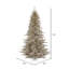 Sapin de Noël artificiel champagne-1289659482