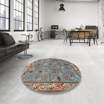 Tapis oriental brun / ivoire / rouge
