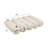 Adjustable Corduroy Floor Sofa with 5 Modular Pillows, Beige
