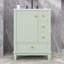 Meuble-lavabo avec lavabo, tiroirs et porte