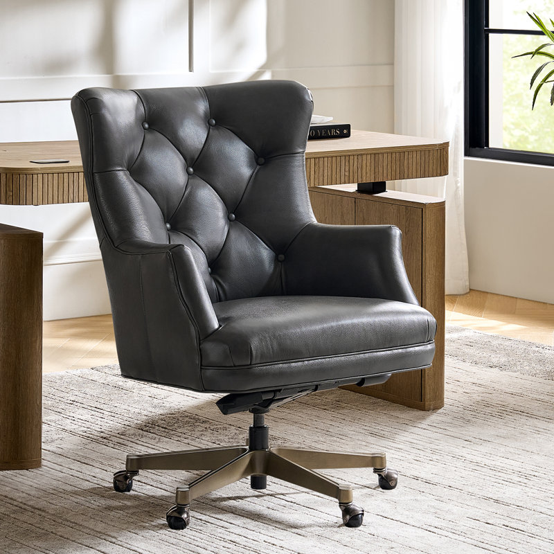 Chaise de bureau Jacinto Transitional, Gris foncé