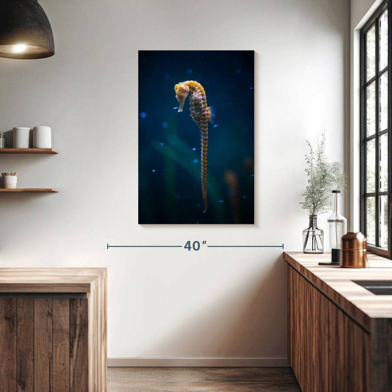 Brampt Long Tailed Seahorse, 39" H x 26" W