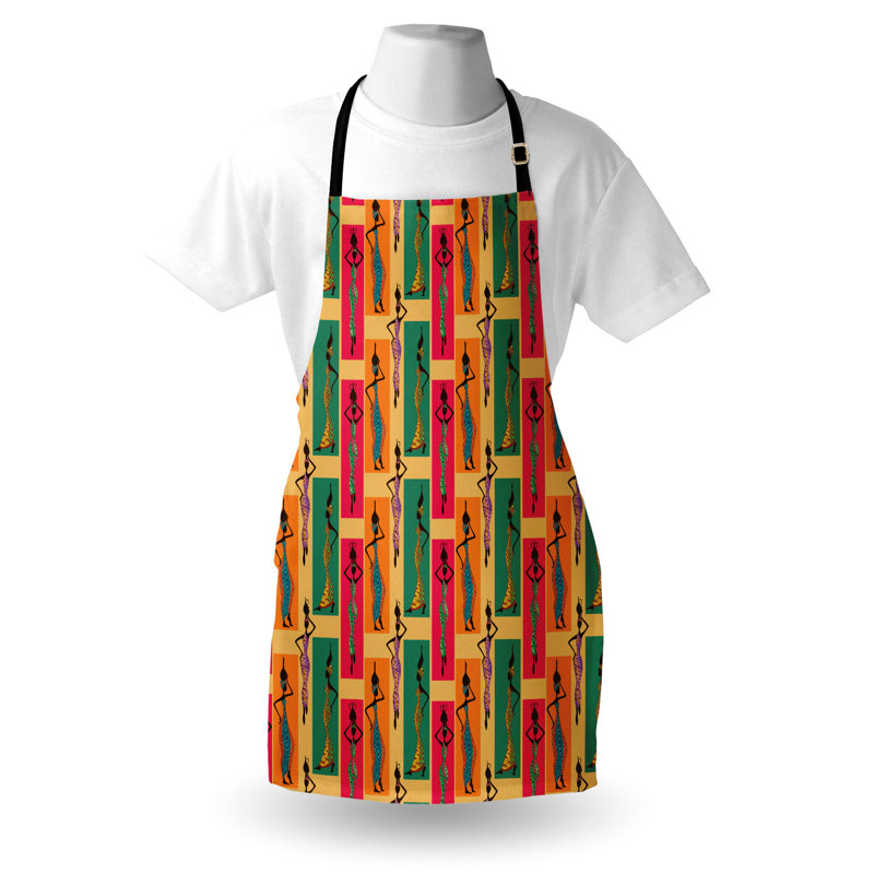 No Pattern Bib Apron
